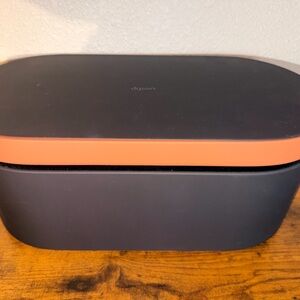 Dyson Black Storage Box with Orange Accent BOX ONLY